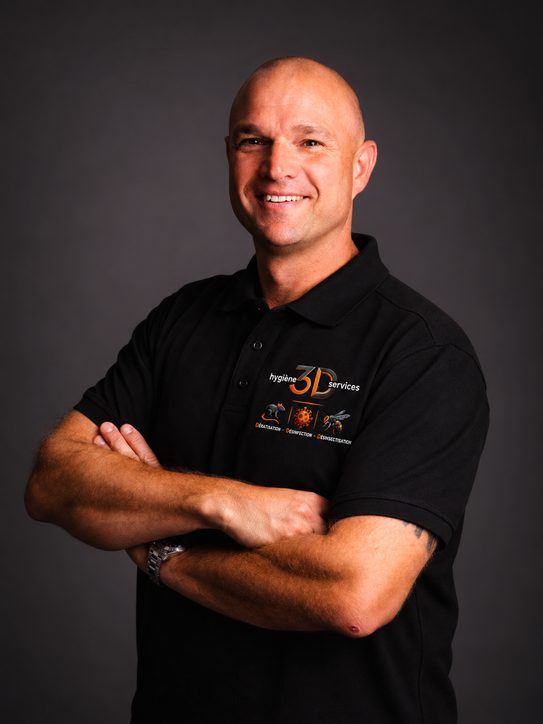 Aurélien Girard, gérant de Hygiène 3D Services